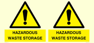 HAZARDOUS WASTE STORAGE